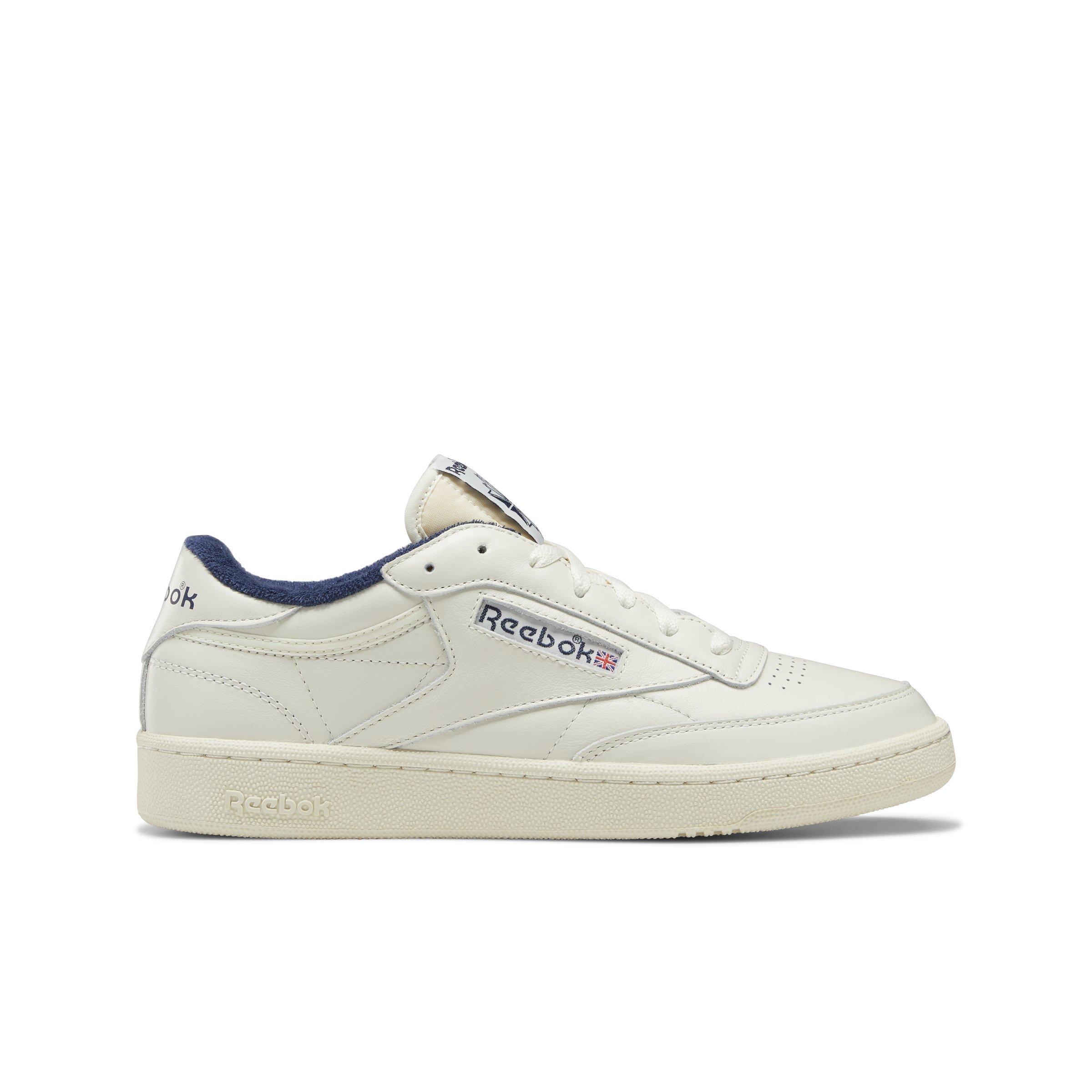 Reebok cream & navy store club c 85 mu shoes